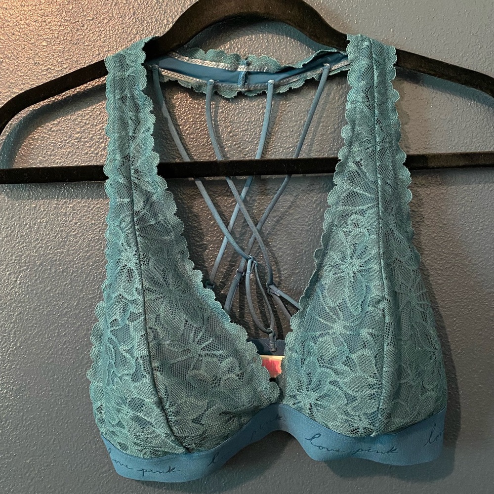 PINK Large halter bralette